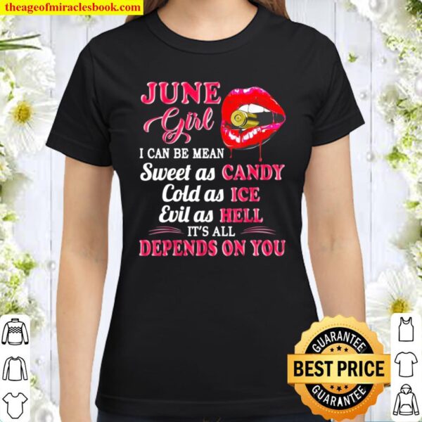 June girl birthday for gemini cancer zodiac Classic Women T-Shirt