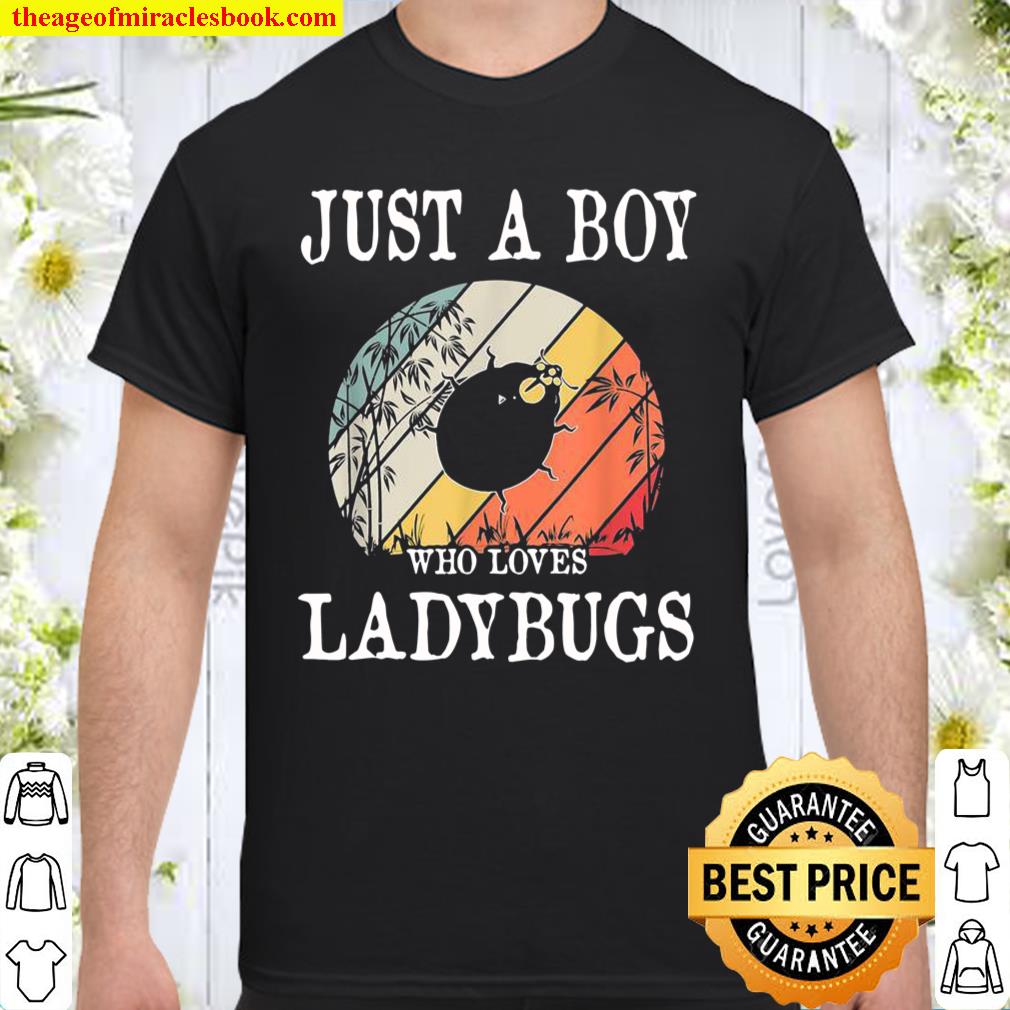 Just A Boy Who Loves Ladybugs Shirt