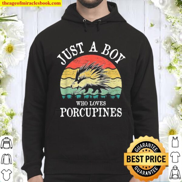 Just A Boy Who Loves Porcupines Hoodie
