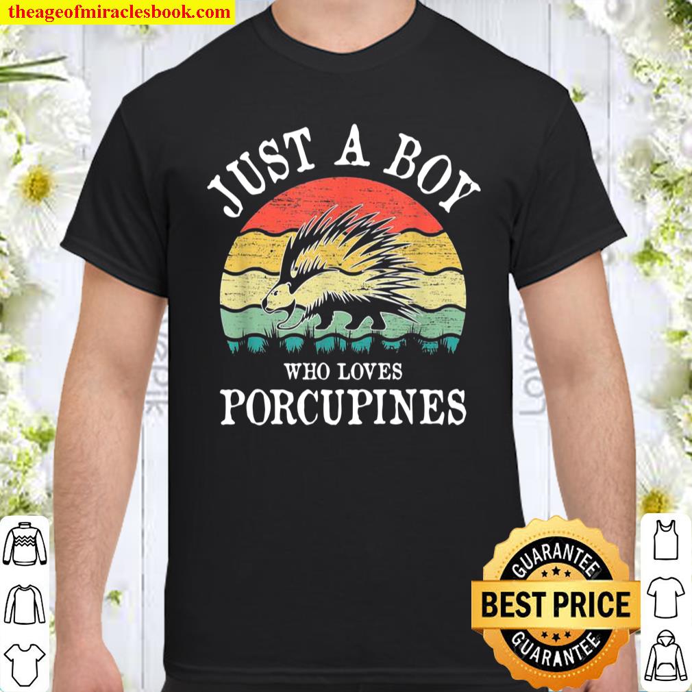 Just A Boy Who Loves Porcupines Shirt, hoodie, tank top, sweater