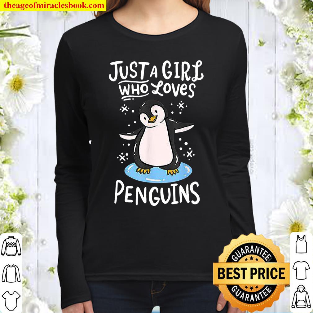 Just A Girl Who LOves Penguins Women Long Sleeved