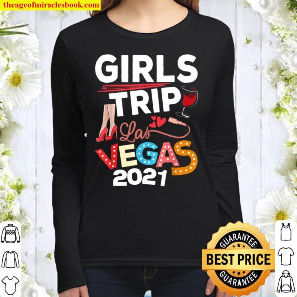 Las Vegas Girls Trip print 2021 Vacation Bachelorette Women Long Sleeved