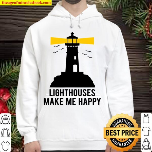 Lighthouse Tower Sea Ocean Lightkeeper Mariner Quote Hoodie