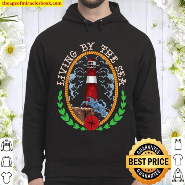 Living By The Sea Maritime Hoodie