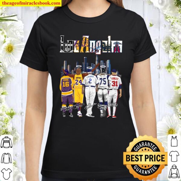 Los Angeles Player Signature Thank You For Memories Classic Women T-Shirt