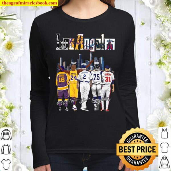 Los Angeles Player Signature Thank You For Memories Women Long Sleeved