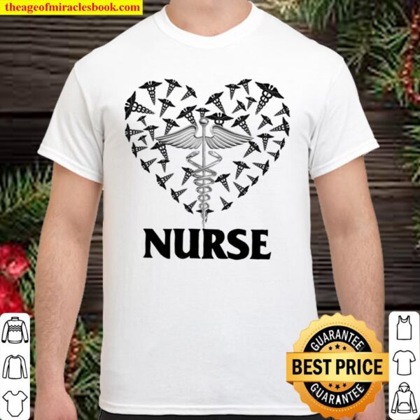 Love Nurse Love Heart Shirt Shirt