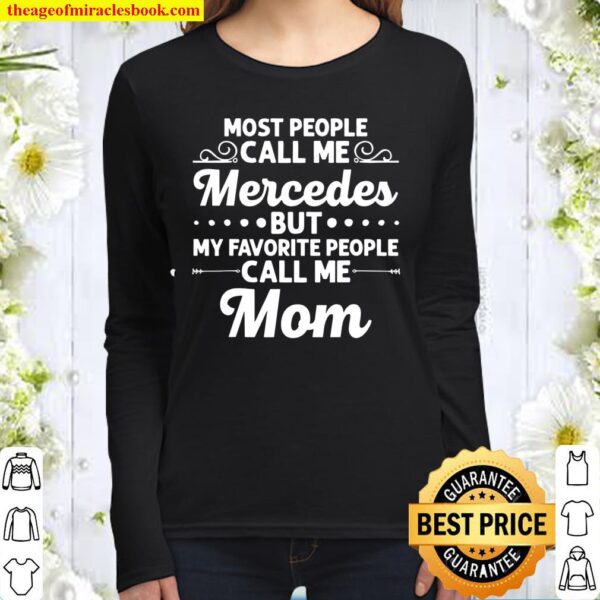 MERCEDES Name Mother’s Day Personalized Mom Women Long Sleeved
