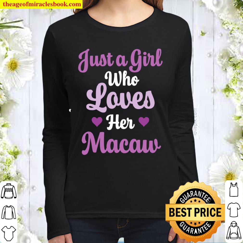 Macaw Design Who Love Their Macaw Women Long Sleeved