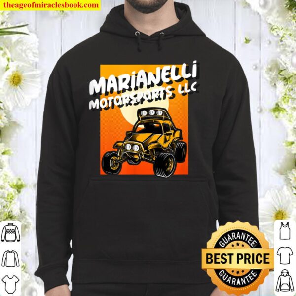 Marianelli Motorsports orange beach racer Hoodie