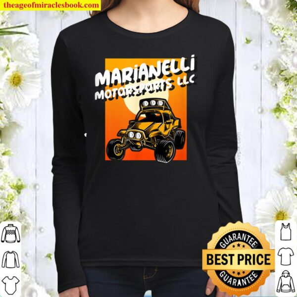Marianelli Motorsports orange beach racer Women Long Sleeved
