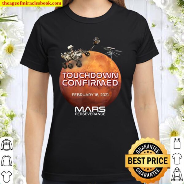 Mars Perseverance Rover NASA Mars Landing Classic Women T-Shirt