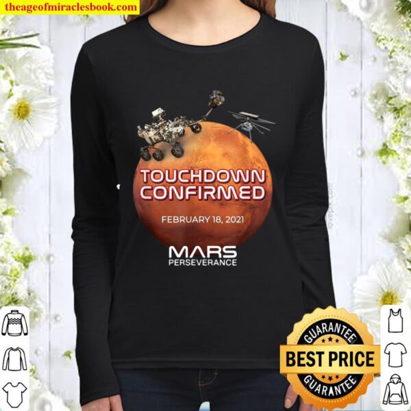 Mars Perseverance Rover NASA Mars Landing Women Long Sleeved