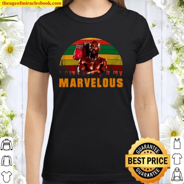 Marvelous Marvin Hagler boxing legend vintage Classic Women T-Shirt