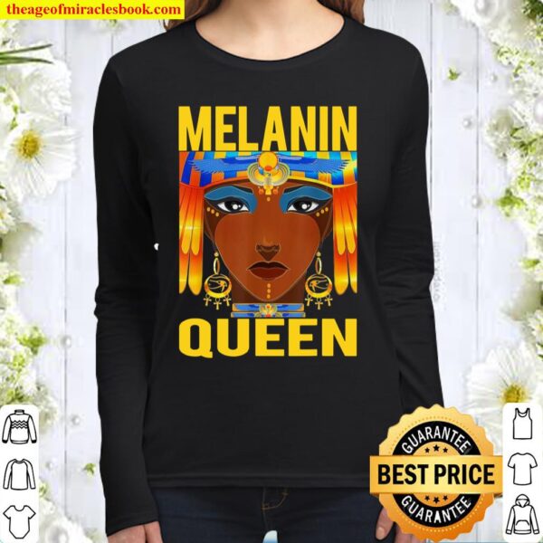 Melanin Queen For African American Women Long Sleeved