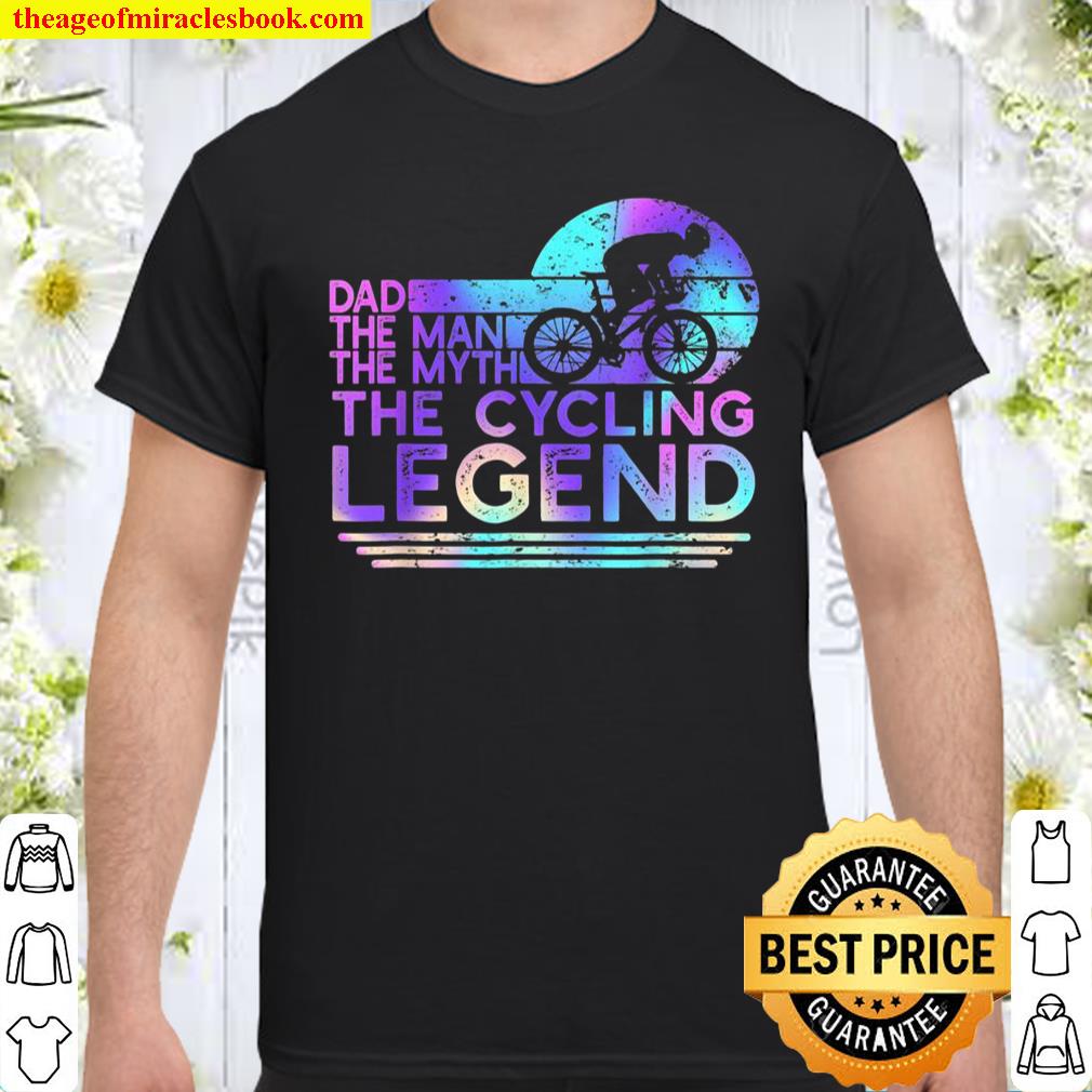 Men Cycling Da The Man The Myth The Legend Cyclist Shirt