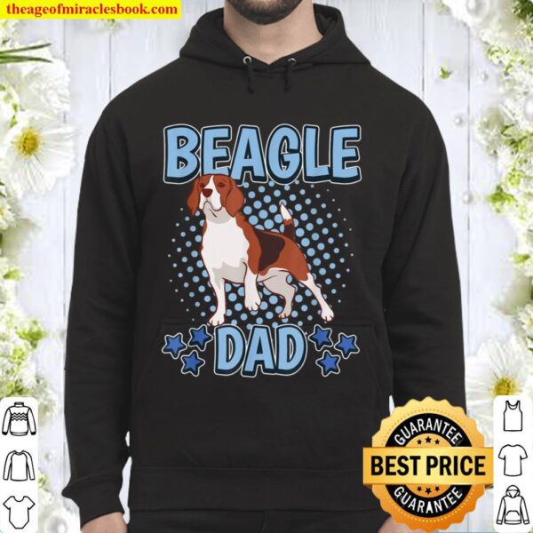 Mens Beagle Dad Daddy Father’s Day Beagle Hoodie