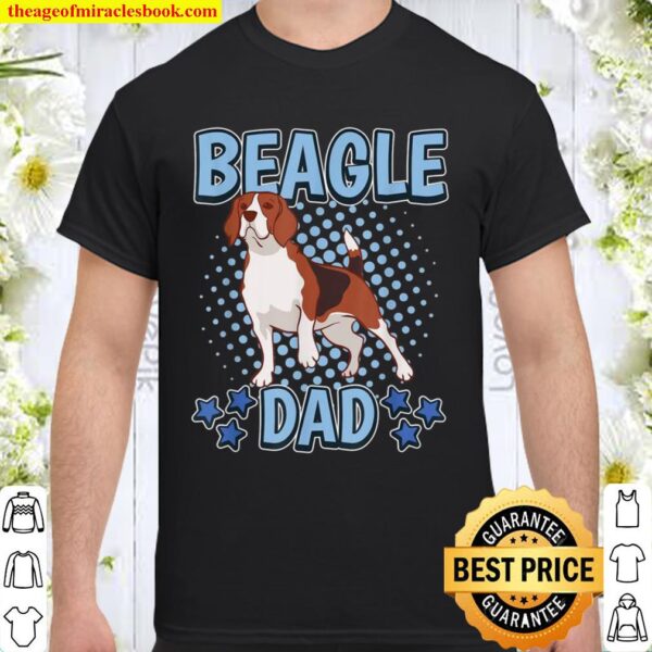 Mens Beagle Dad Daddy Father’s Day Beagle Shirt