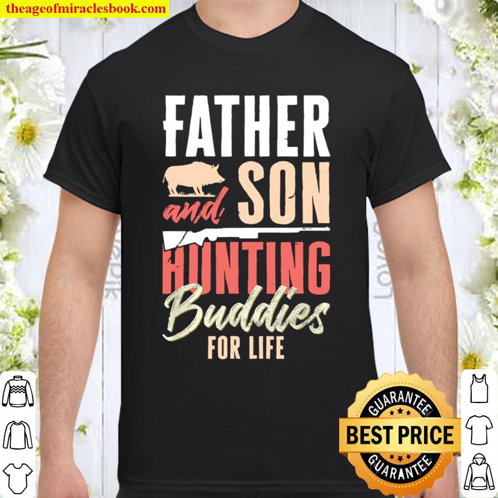 Mens Dad Hunter Father Hunting Buddies Shirt