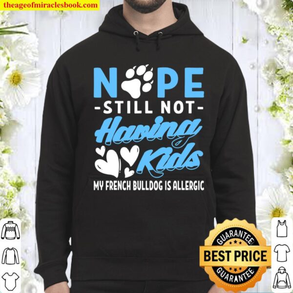 Mens I No I French Bulldog Allergic I Couples Outfit Hoodie