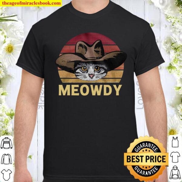 Meowdy Black Shirt