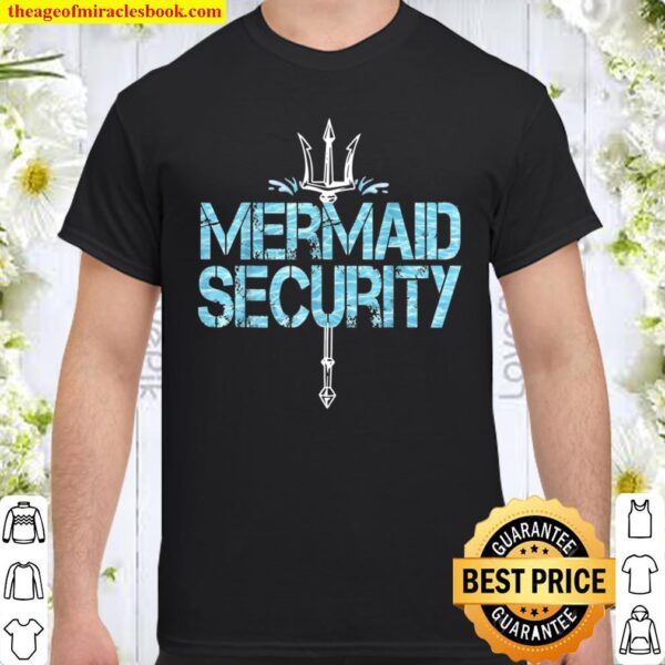 Merman Mermaid Security Shirt Cool Swimming Shirt