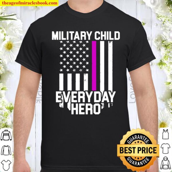 Military Child Month Purple Up Hero Shirt