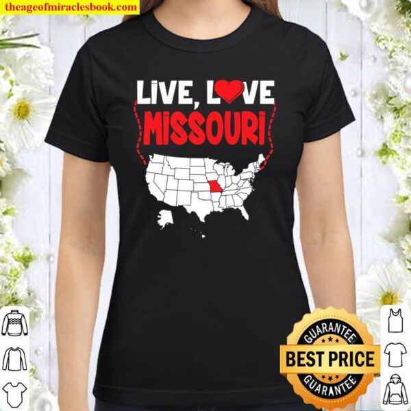 Missouri State USA Missouri State of America Classic Women T-Shirt