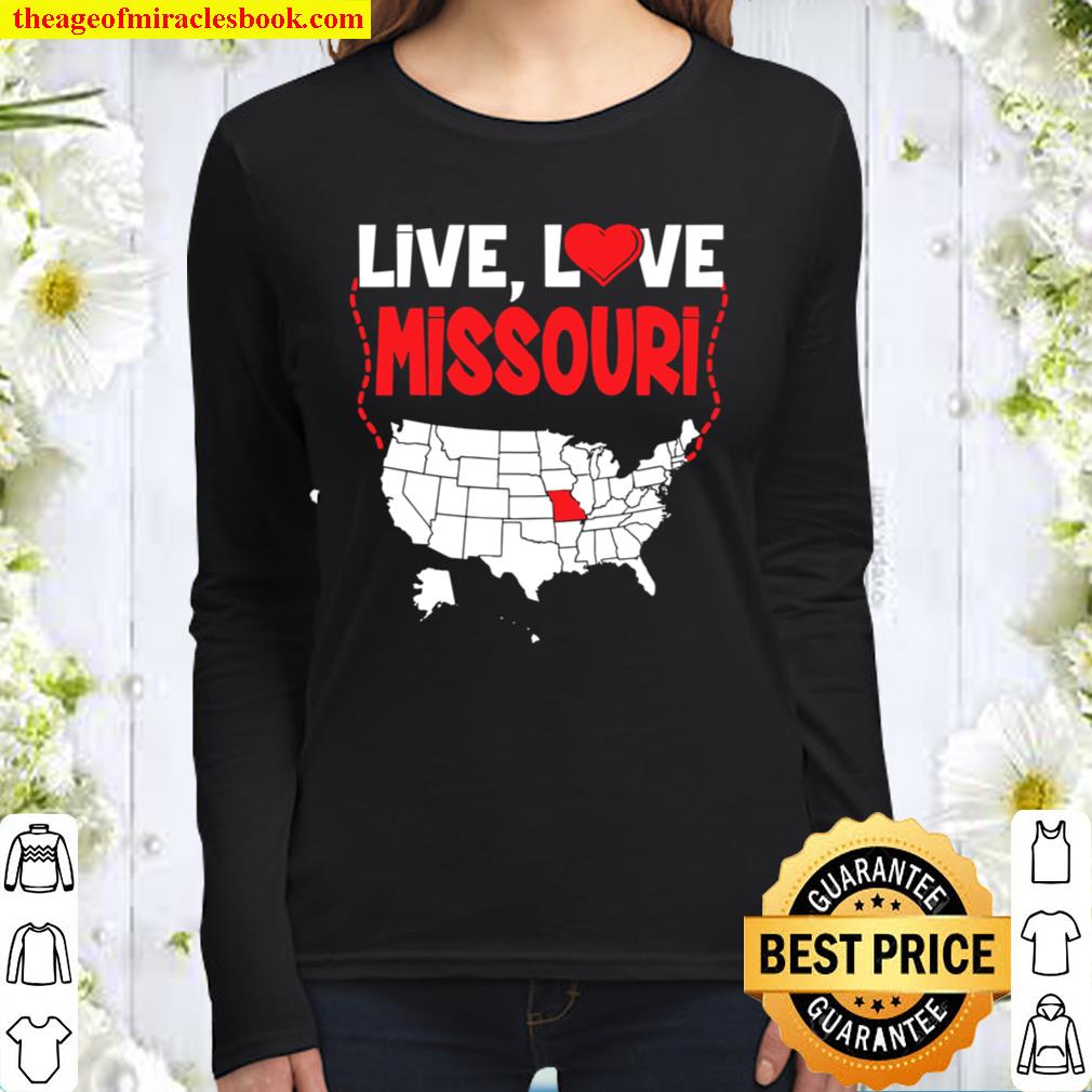 Missouri State USA Missouri State of America Women Long Sleeved
