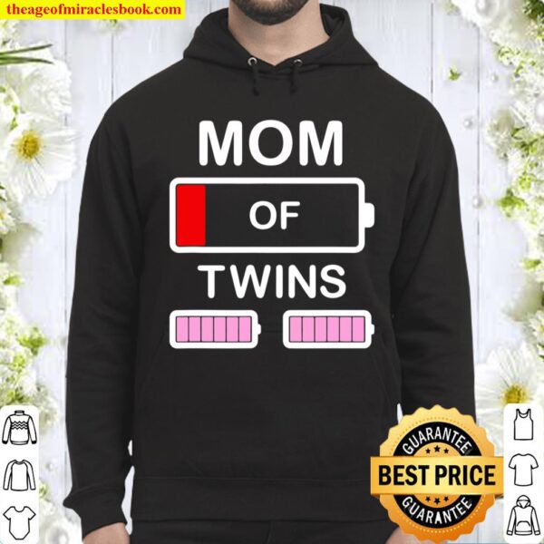 Mom Of Twin Girls Cute Mothers Day Hoodie