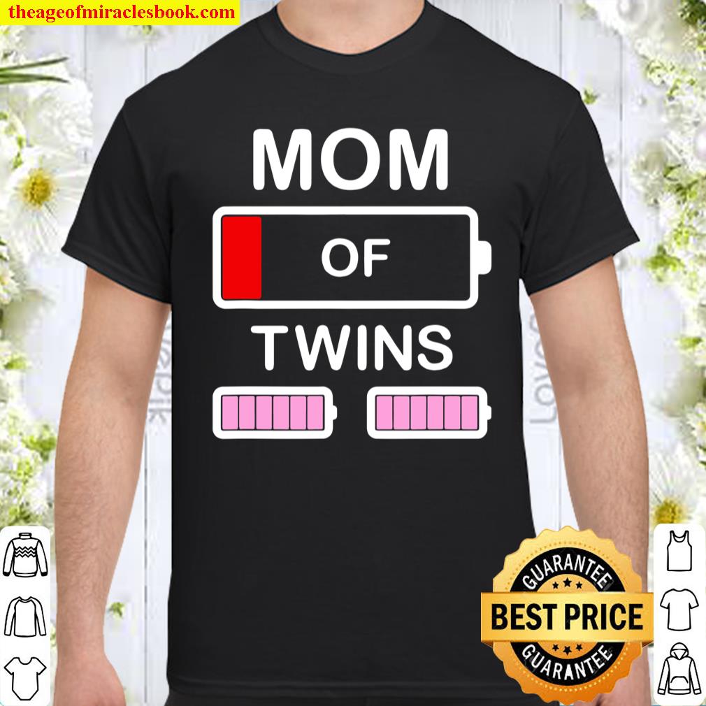 Mom Of Twin Girls Cute Mothers Day Shirt