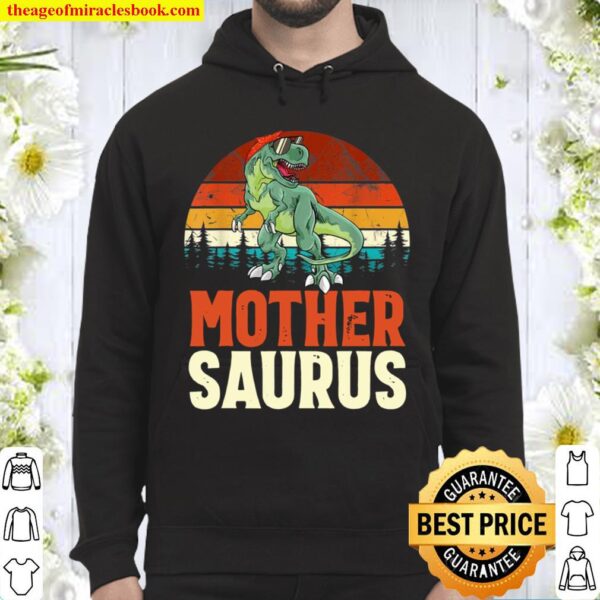 Mothersaurus T Rex Dinosaur Mother Saurus Family Matching Hoodie