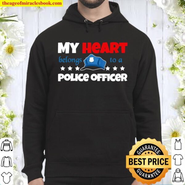 My Hearth Belongs To Officer Relationship Hoodie