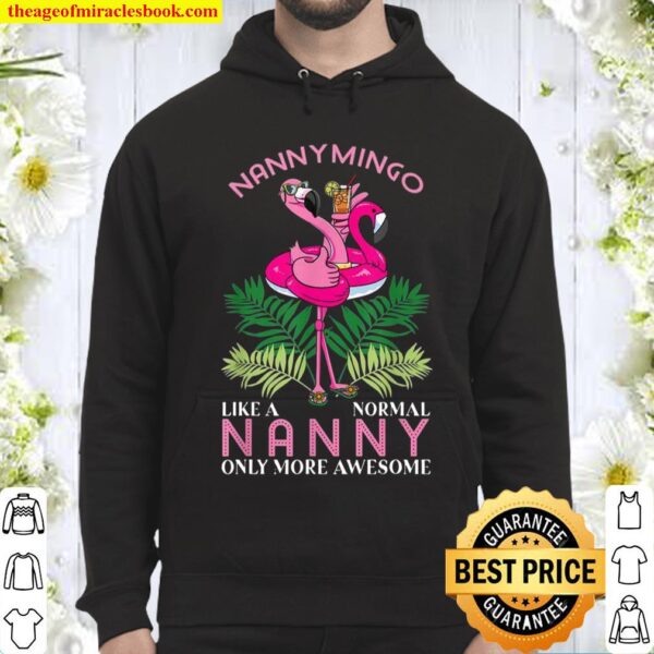 Nannymingo Grandmother Flamingo Gramma Grandma Granny Hoodie