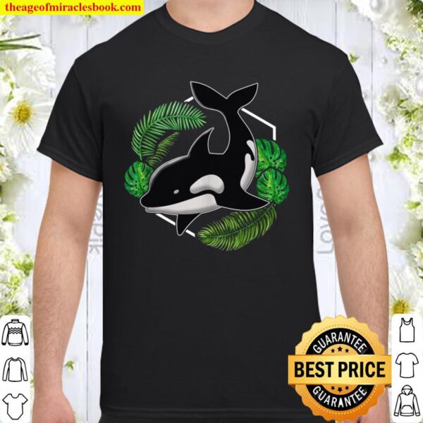 Nature Whale Aquarist Ocean Animal Tropical Orca Shirt