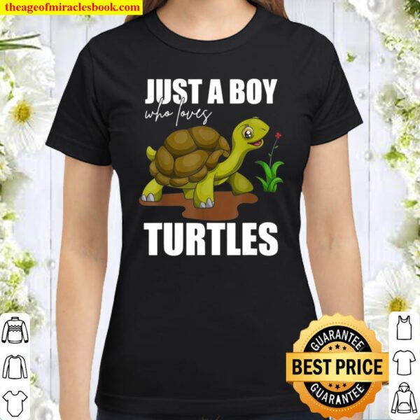Ocean Animal Sea Turtle Pet Parent Boys Aquarium Turtle Classic Women T-Shirt