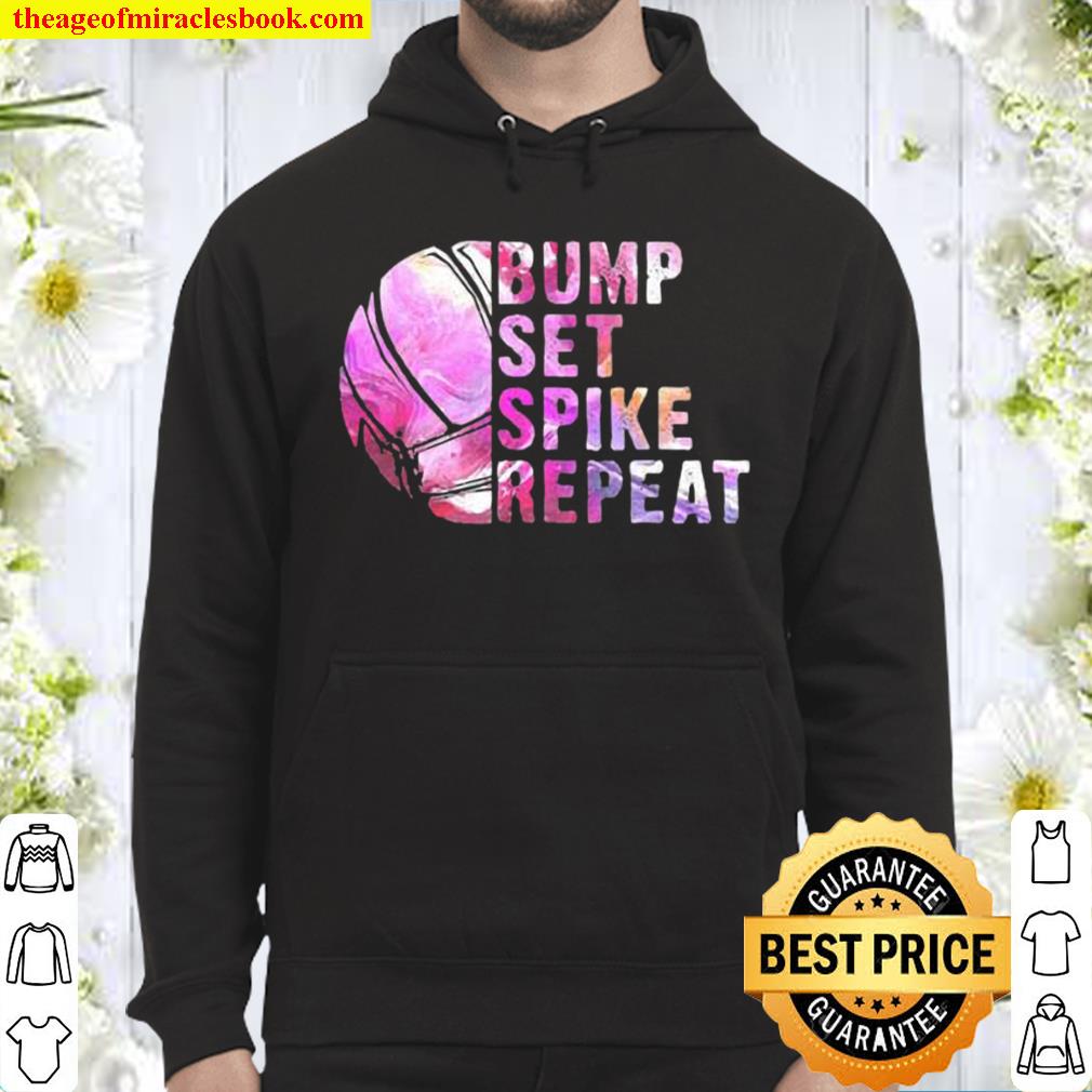 Official Bump set spike repeat Hoodie