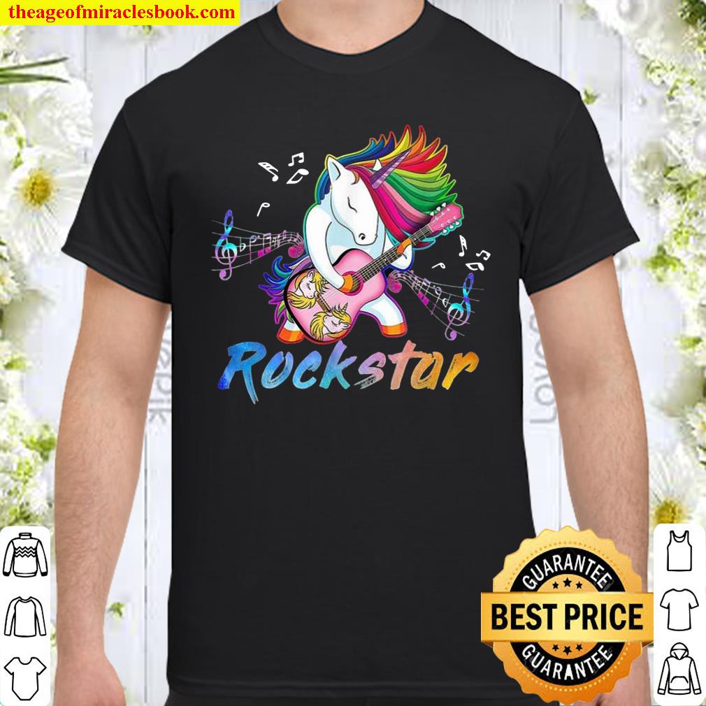 Official Unicorn Rockstar Guitar Shirt, hoodie, tank top, sweater