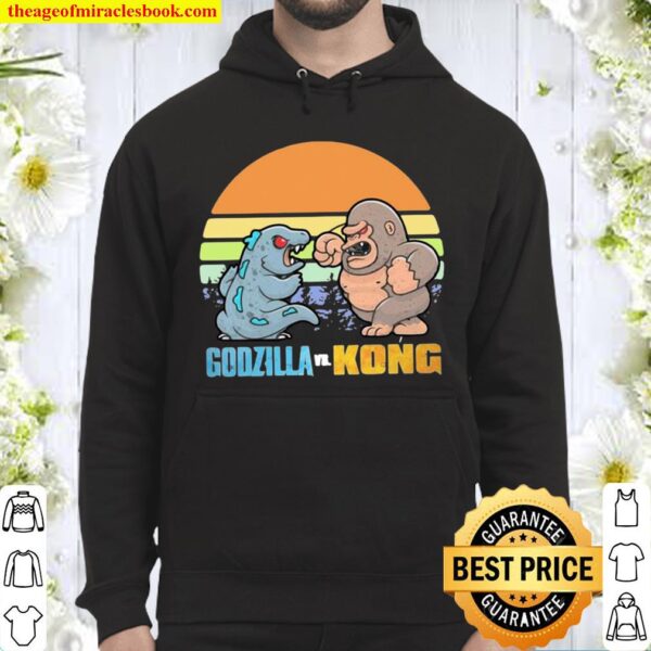 One Will Fall Godzilla And Kong Thank You For The Memories 2021 Vintag Hoodie