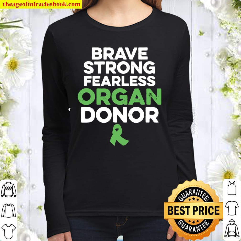 Organ Transplant Donor Strong Surgery Recovery Women Long Sleeved