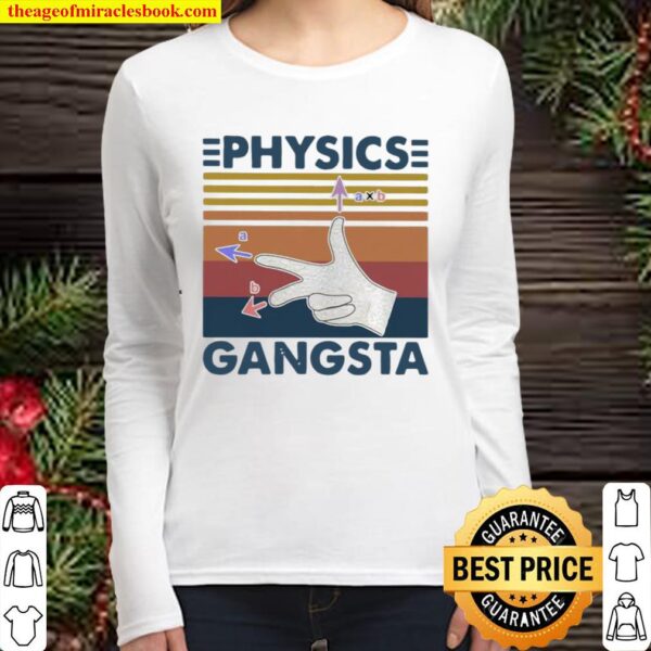 Physics Gangste Vintage Women Long Sleeved