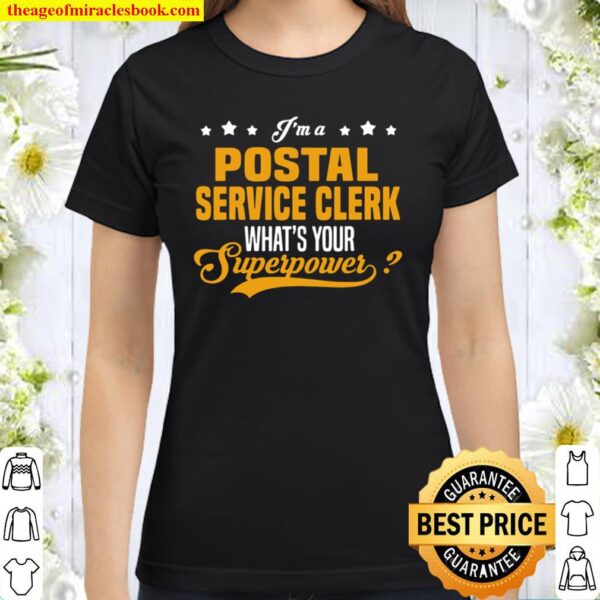 Postal Service Clerk Classic Women T-Shirt