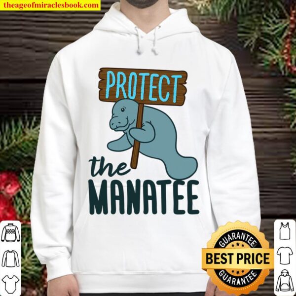 Protect The Manatee – Sea Cow Floaty Potato – Manatee Hoodie