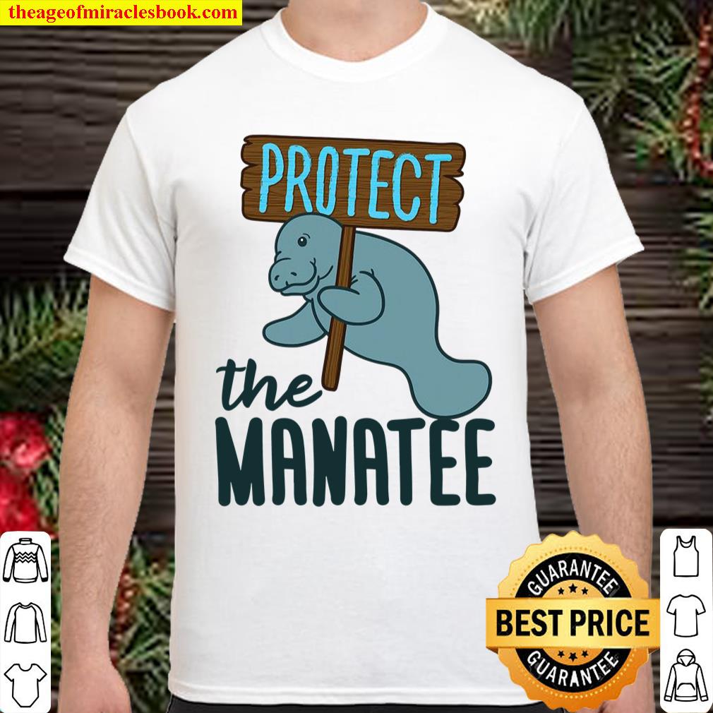 Protect The Manatee – Sea Cow Floaty Potato – Manatee Shirt