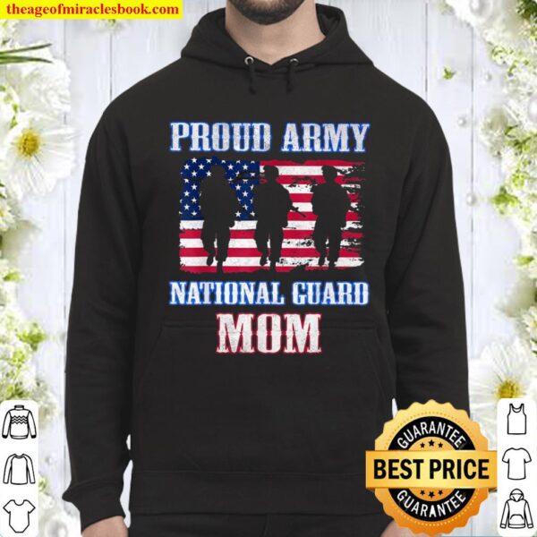 Proud Army National Guard Mom Usa Veteran Military Hoodie