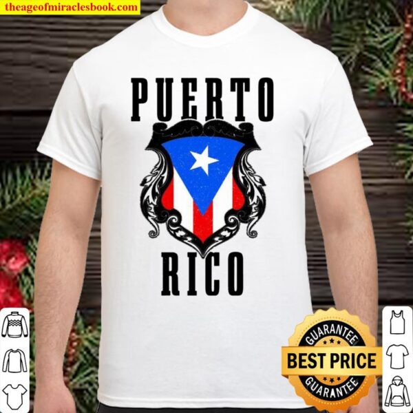 Puerto Rico Vintage Puerto Rican Flag Pride Puerto Rico Shirt