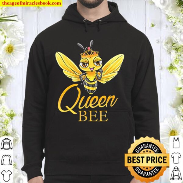 Queen Bee With A Crown Hoodie