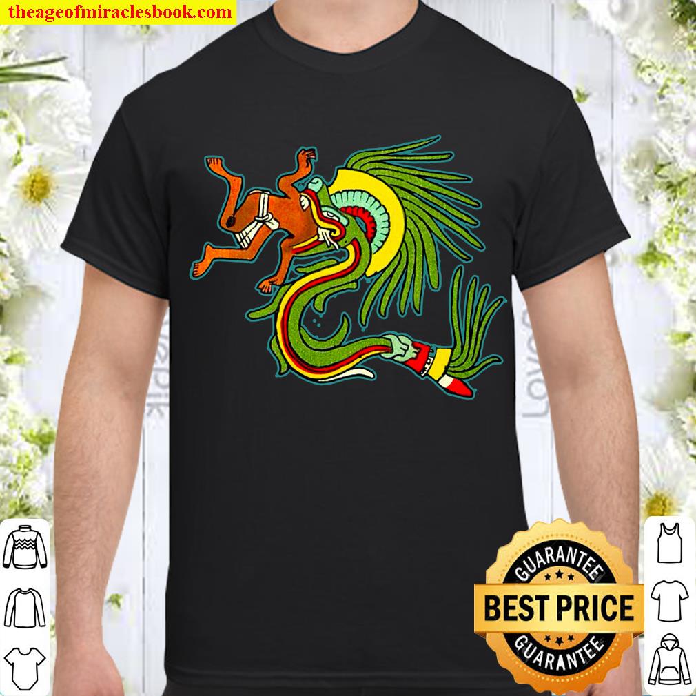 Quetzalcoatl Gefiederter aztekischer Schlangengott Langarmshirt limited Shirt, Hoodie, Long Sleeved, SweatShirt