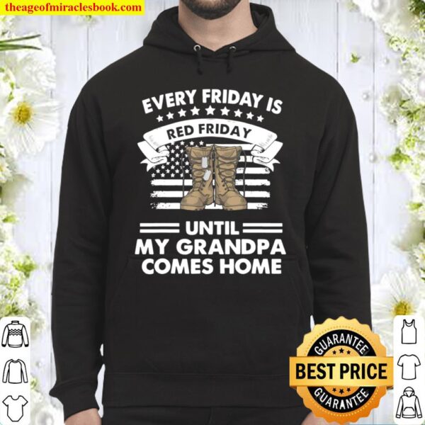 Red Friday Until My Grandpa Comes Home Hoodie