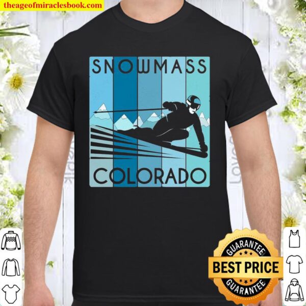 Retro Snowmass, CO Ski Vintage Snowmass, CO Ski Shirt